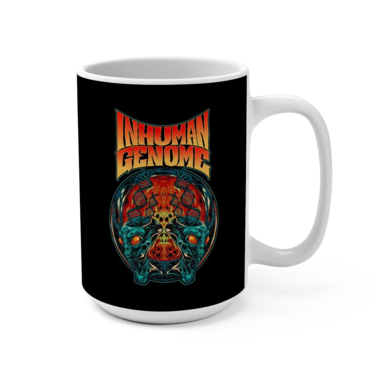 Inhuman Genome Evolution Mug 15oz